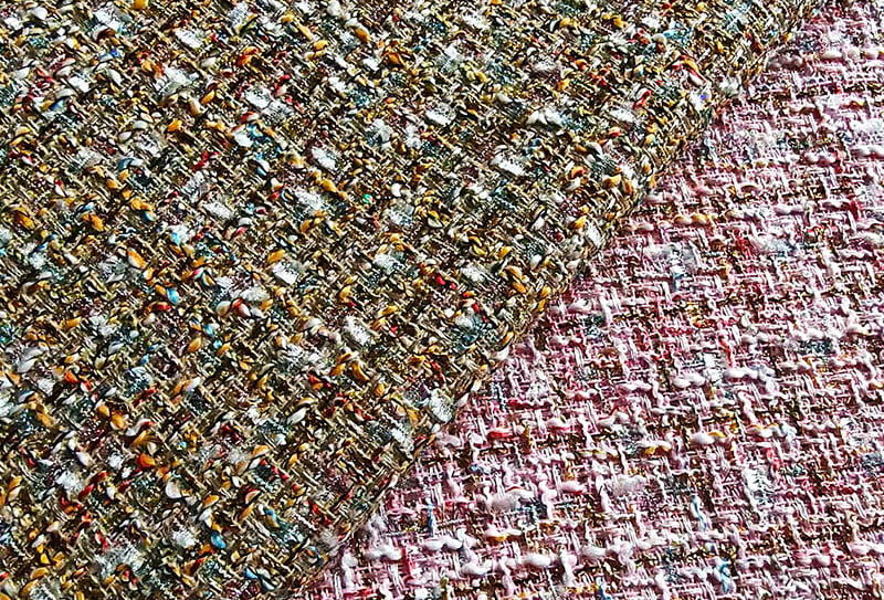 450mg 148cm Tweed szövet/chanel-ihlette szövet, alkalmas kézitáskákhoz/cipőkhöz 1722