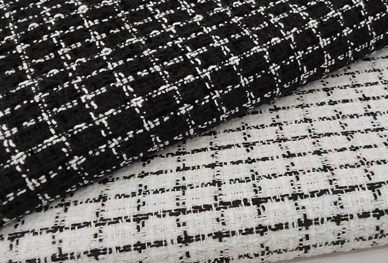 500mg 148cm Tweed szövet/chanel ihlette kis # szövet táskákhoz/sapkákhoz